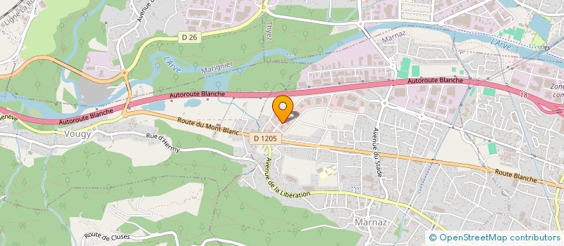 localisation de l'entreprise TECHNIVERRE CONZATTI  MARNAZ