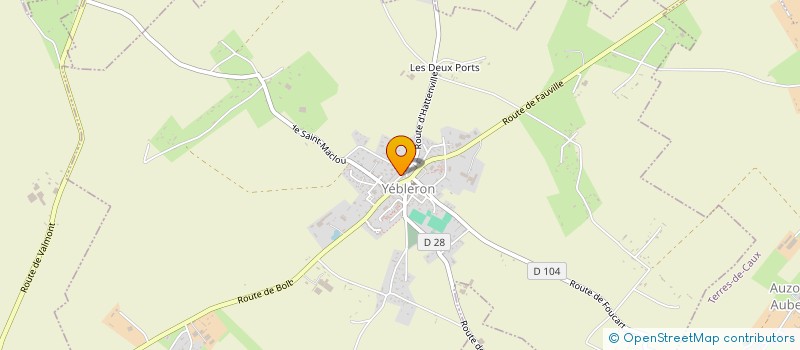 localisation de l'entreprise TECHNIVERT  YEBLERON