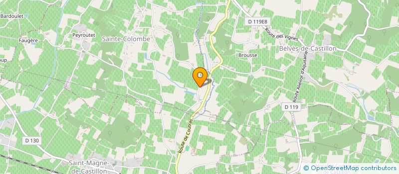 localisation de l'entreprise TECHNIVIN  SAINTE-COLOMBE