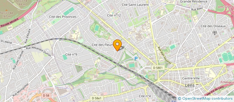 localisation de l'entreprise TECHNIVITRE  LENS