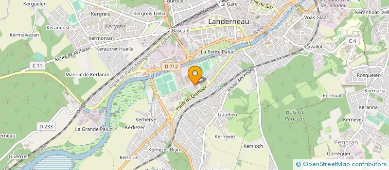localisation de l'entreprise TECHNIWEST SYSTEM à LANDERNEAU