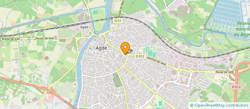localisation de l'entreprise TECHNO ALU à AGDE