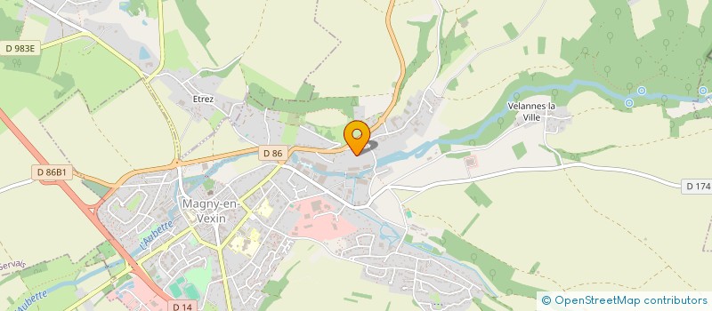 localisation de l'entreprise TECHNO BAT  MAGNY-EN-VEXIN