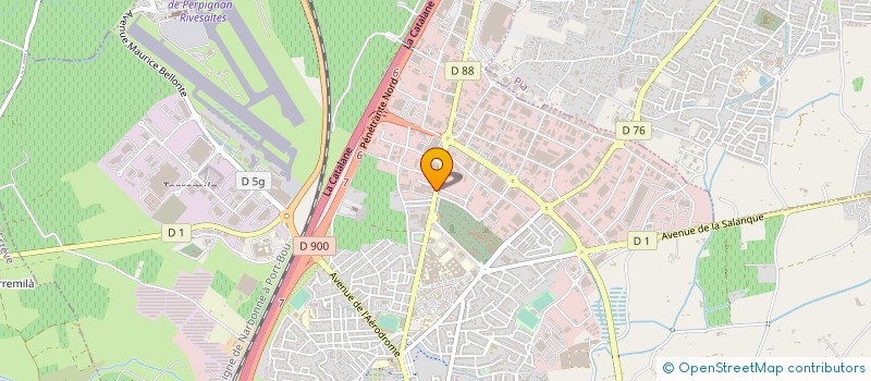 localisation de l'entreprise TECHNO BAT BATIMENT  PERPIGNAN