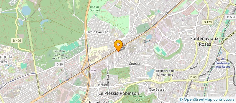 localisation de l'entreprise TECHNO-BAT ENERGY à CLAMART