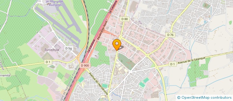 localisation de l'entreprise TECHNO BAT MENUISERIE à PERPIGNAN