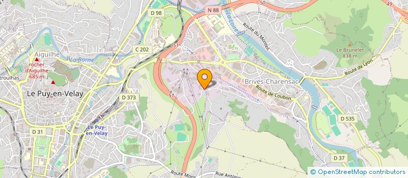 localisation de l'entreprise TECHNO BLOC  LE PUY-EN-VELAY