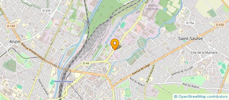 localisation de l'entreprise TECHNO CHAUFFAGE  VALENCIENNES