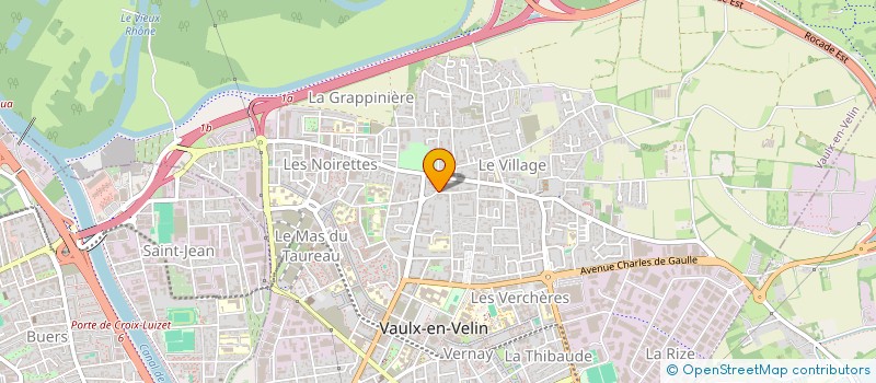 localisation de l'entreprise TECHNO COIFF  VAULX-EN-VELIN