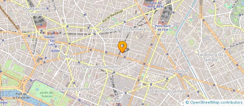 localisation de l'entreprise TECHNO COMER à PARIS
