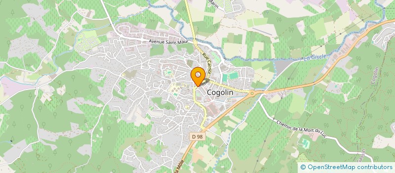 localisation de l'entreprise TECHNO CONSTRU à COGOLIN