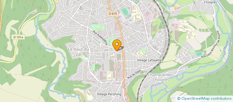 localisation de l'entreprise TECHNO DENT CINQUANTE DEUX à CHAUMONT