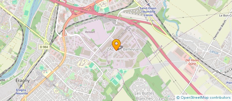 localisation de l'entreprise TECHNO-DIFFUSION à HERBLAY-SUR-SEINE
