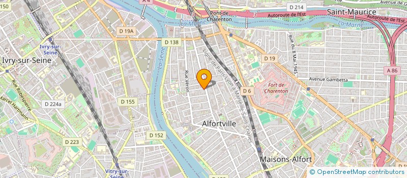 localisation de l'entreprise TECHNO EXPRESS à ALFORTVILLE