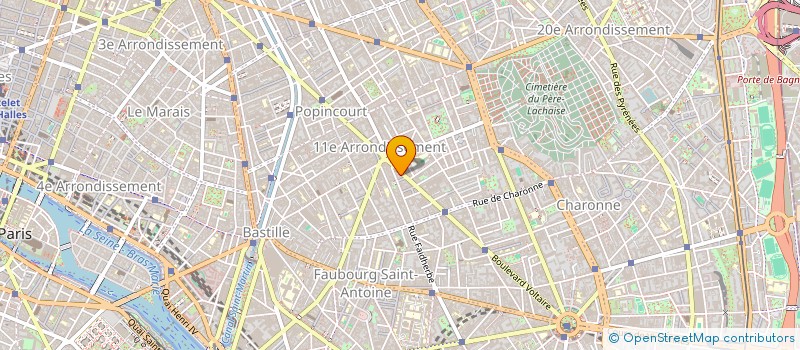 localisation de l'entreprise TECHNO FATALE  PARIS