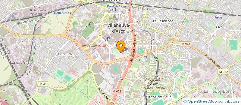 localisation de l'entreprise TECHNO FINDER à VILLENEUVE-D'ASCQ
