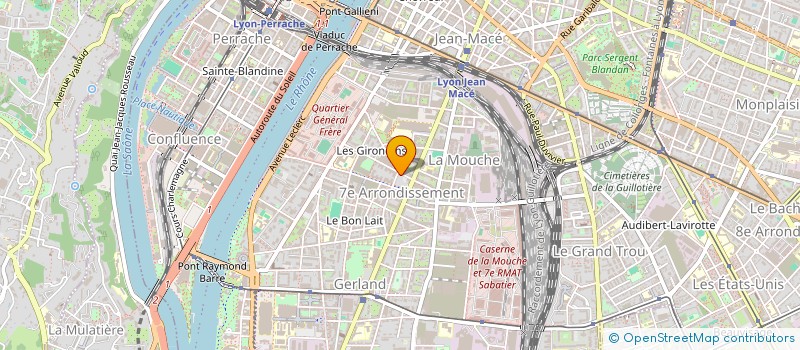 localisation de l'entreprise TECHNO FONTE à LYON
