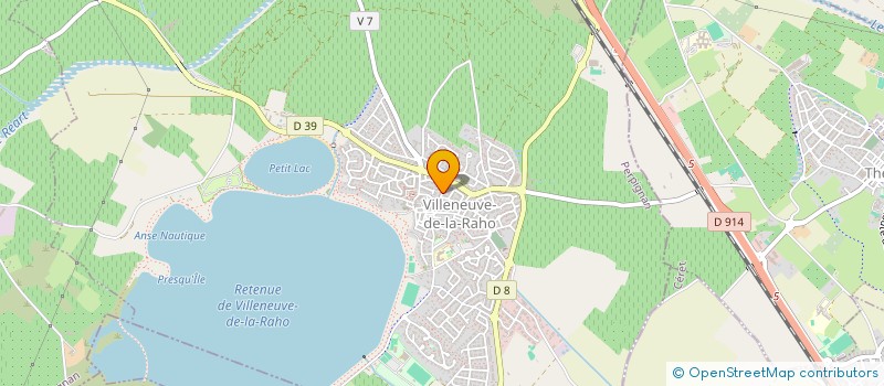 localisation de l'entreprise TECHNO GROUP  VILLENEUVE-DE-LA-RAHO