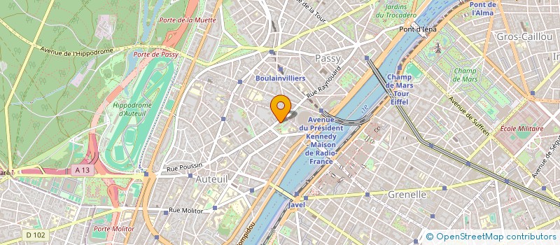 localisation de l'entreprise TECHNO HIFI à PARIS