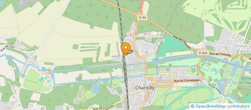 localisation de l'entreprise TECHNO IMMO  CHANTILLY