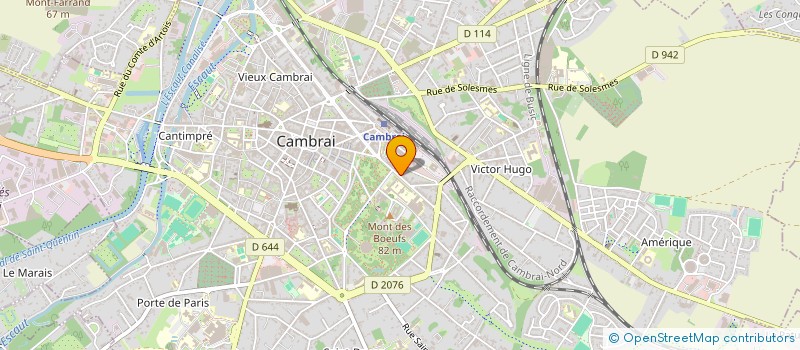 localisation de l'entreprise TECHNO-INC  CAMBRAI