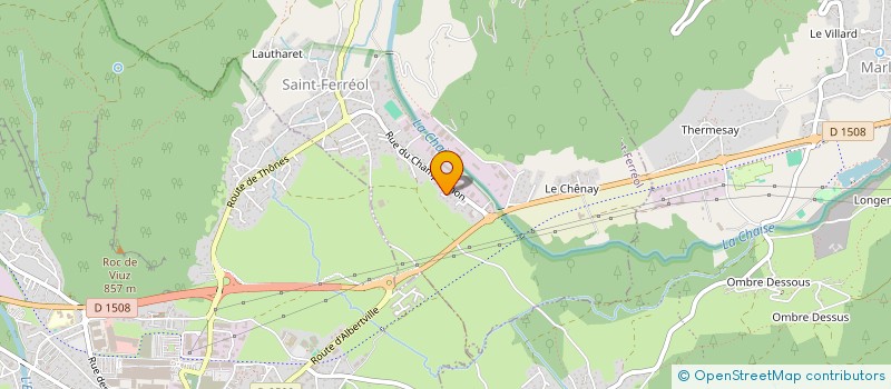 localisation de l'entreprise TECHNO LACK à TALLOIRES-MONTMIN
