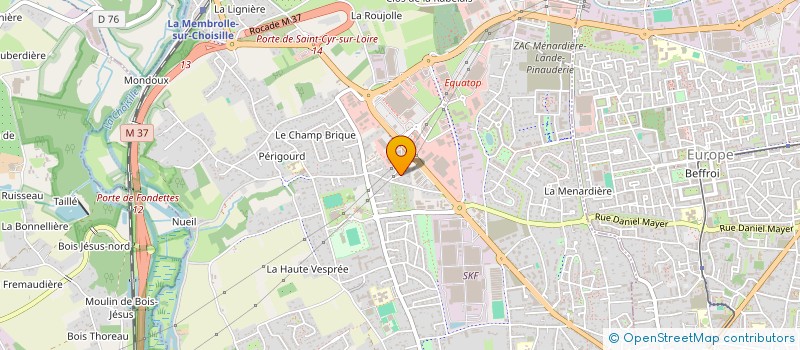 localisation de l'entreprise TECHNO LB à SAINT-CYR-SUR-LOIRE