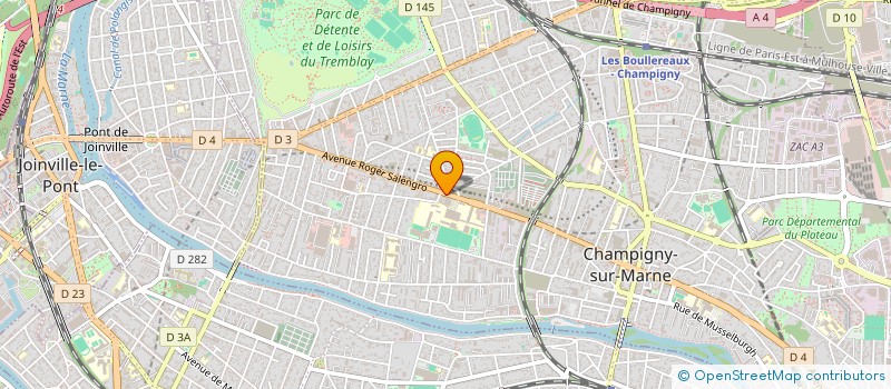 localisation de l'entreprise TECHNO LOCATION à CHAMPIGNY-SUR-MARNE
