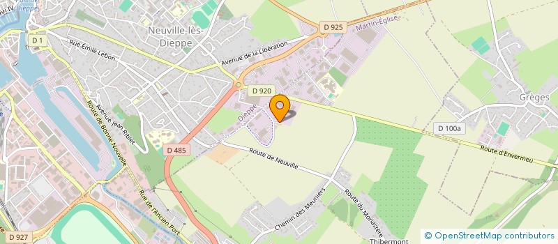 localisation de l'entreprise TECHNO'MAP à MARTIN-EGLISE