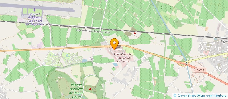 localisation de l'entreprise TECHNO'MAT à VIAS
