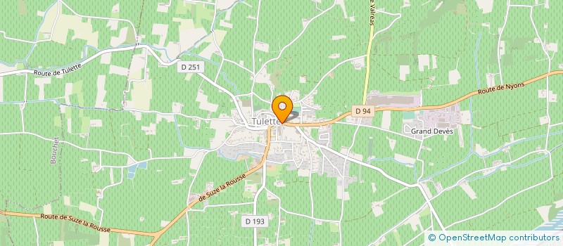 localisation de l'entreprise TECHNO MECA METAUX à TULETTE