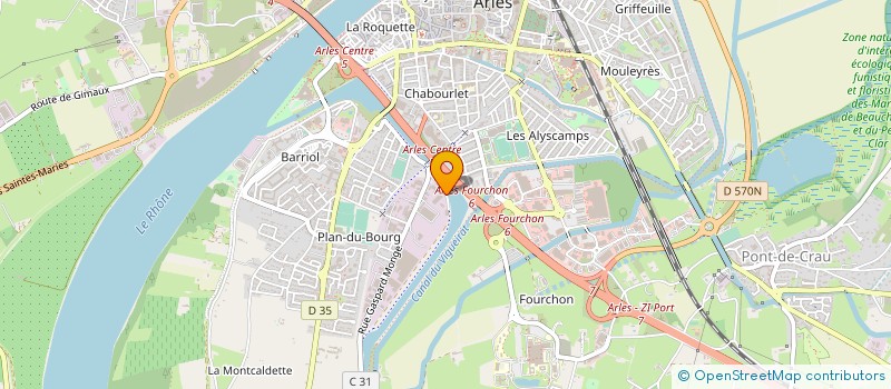 localisation de l'entreprise TECHNO MED EQUIPEMENTS à ARLES