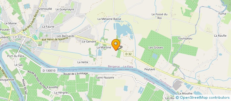 localisation de l'entreprise TECHNO OL' J  LE FLEIX