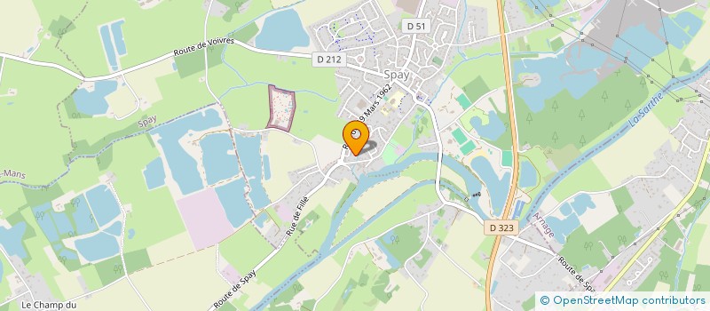 localisation de l'entreprise TECHNO PAL  SPAY