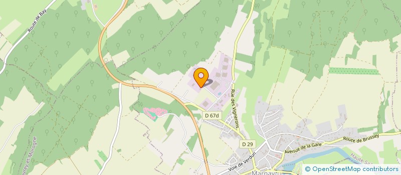 localisation de l'entreprise TECHNO PIEUX FRANCHE COMTE à MARNAY
