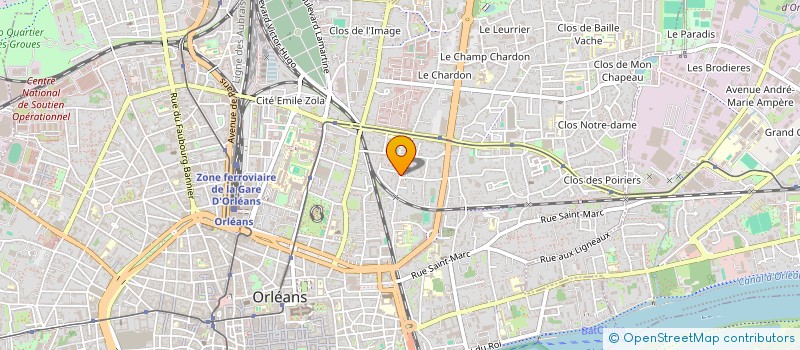 localisation de l'entreprise TECHNO PIEUX ORLEANS - MASSY à ORLEANS