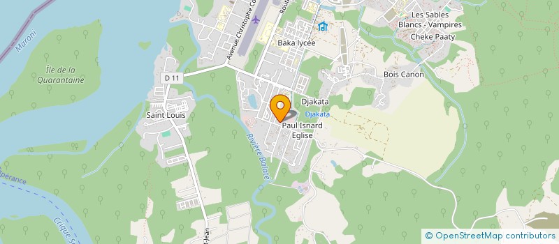 localisation de l'entreprise TECHNO PLOMBERIE à SAINT-LAURENT-DU-MARONI