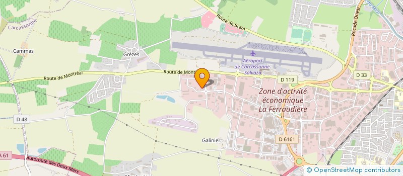 localisation de l'entreprise TECHNO POIDS LOURDS 11 à CARCASSONNE