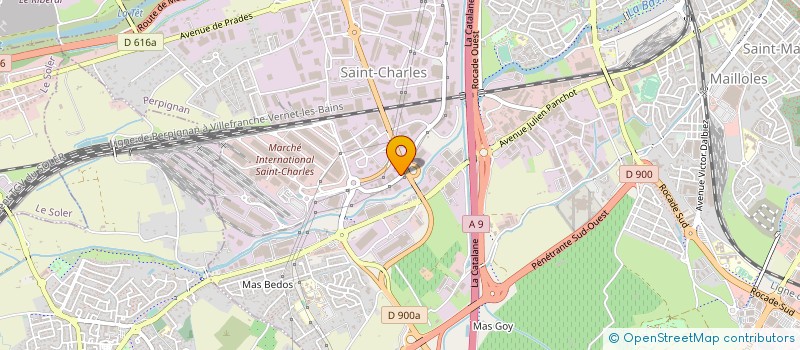 localisation de l'entreprise TECHNO POIDS LOURDS à PERPIGNAN