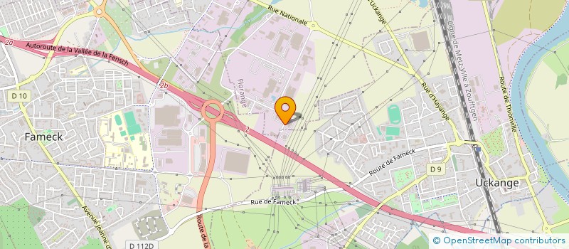 localisation de l'entreprise TECHNO POIDS LOURDS à FLORANGE