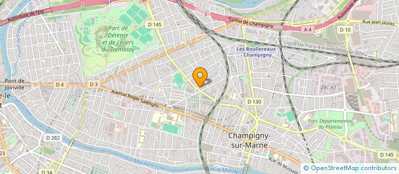 localisation de l'entreprise TECHNO-PRIME à CHAMPIGNY-SUR-MARNE