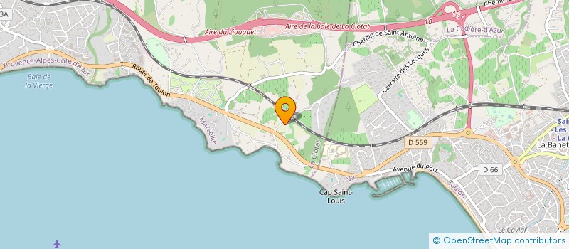 localisation de l'entreprise TECHNO RENOV à LA CIOTAT