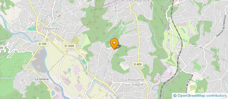 localisation de l'entreprise TECHNO SAFETY GUARD à LA ROQUETTE-SUR-SIAGNE