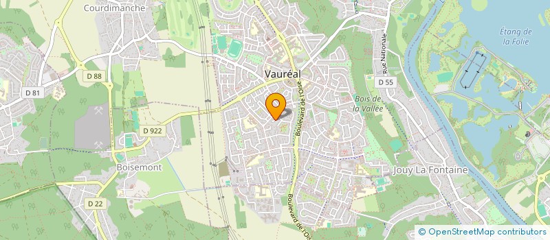 localisation de l'entreprise TECHNO SMART  VAUREAL