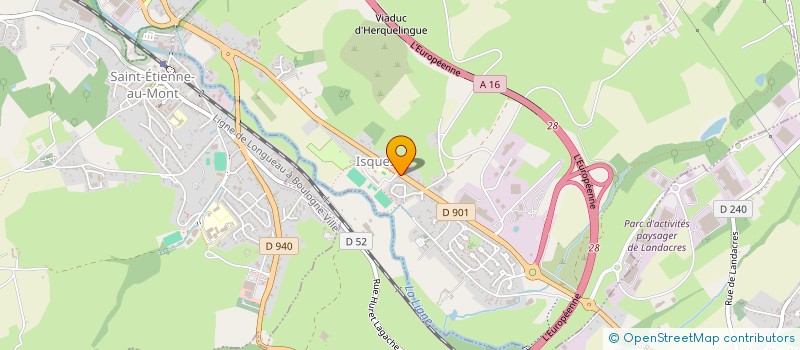 localisation de l'entreprise TECHNO-SPACE  ISQUES