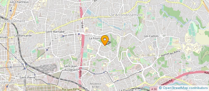 localisation de l'entreprise TECHNO SPHERE à MARSEILLE