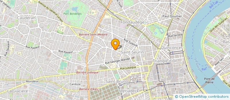localisation de l'entreprise TECHNO SUD à BORDEAUX