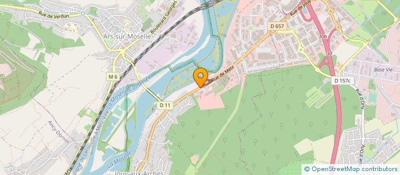 localisation de l'entreprise TECHNO THERM  JOUY-AUX-ARCHES