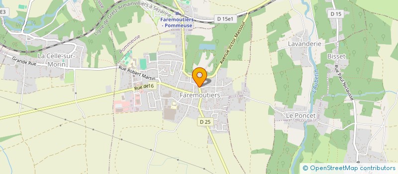 localisation de l'entreprise TECHNOBAT  FAREMOUTIERS