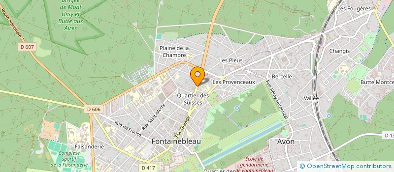 localisation de l'entreprise TECHNOBAT à FONTAINEBLEAU